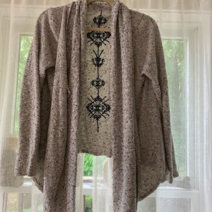 Like New Mavi Grey Cardigan with black back design